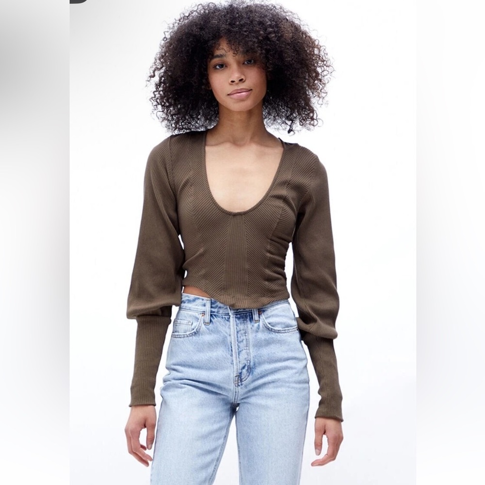 free people petra corset top size small